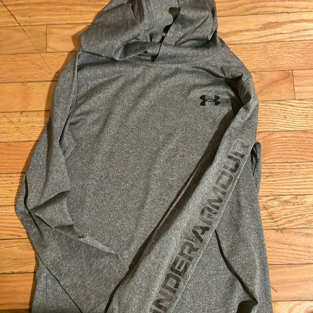 Boys Under Armor shirt with hood